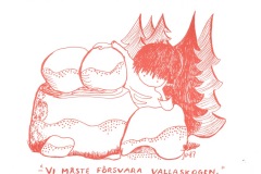 Vykort-vi-måste-försvara-vallskogen-1987-1